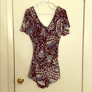 NEVER worn romper! Blue and Black!